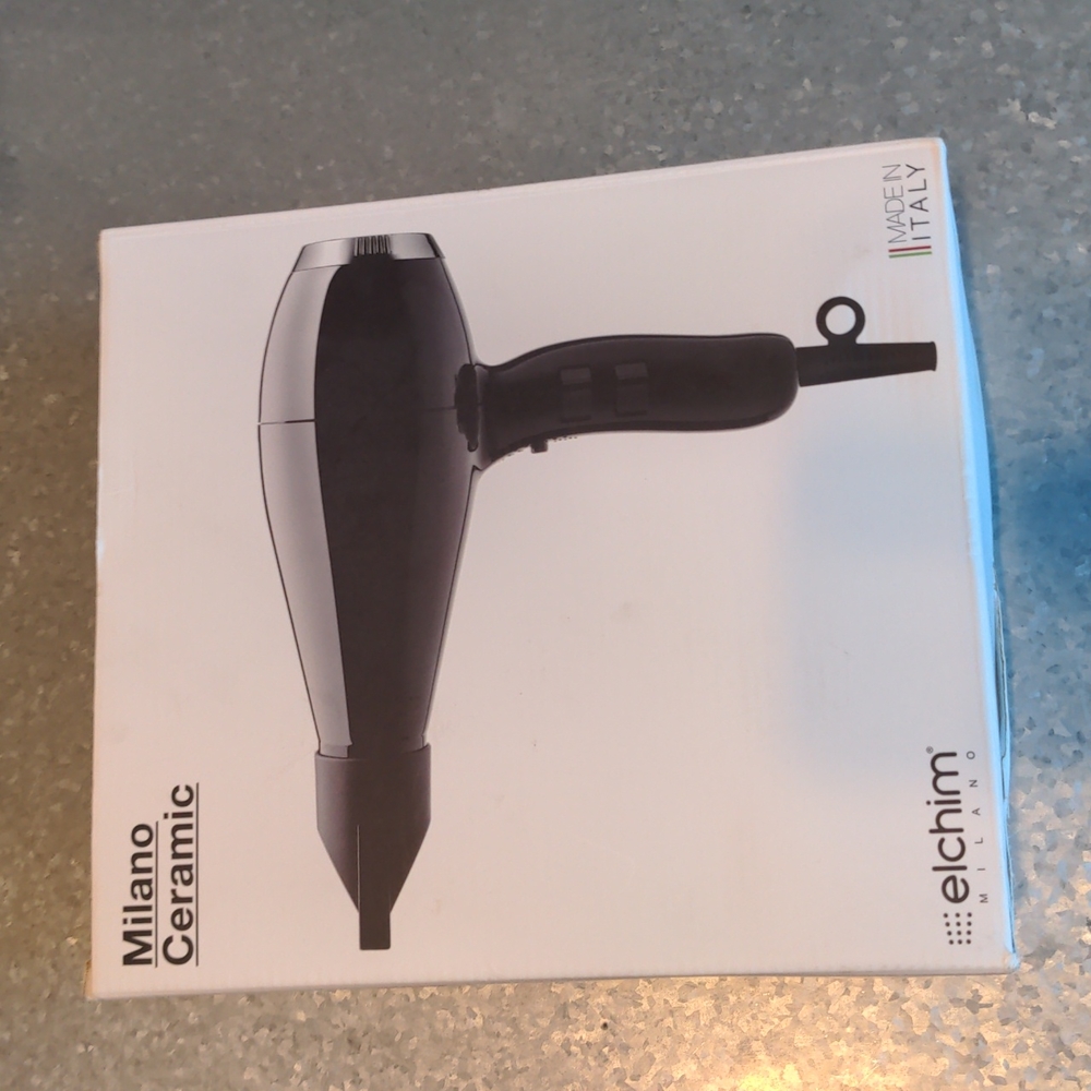 Elchim Milano NIB NWT Ceramic Hair Dryer Professional 2000 Watt 6 Heat & Speed